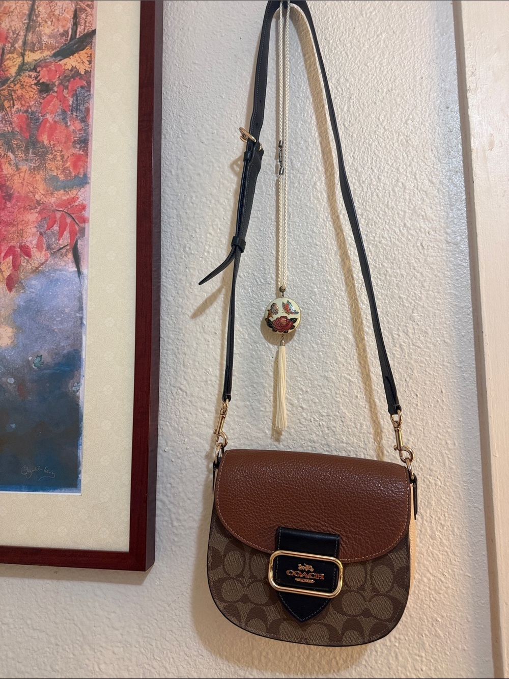 Coach Signature Morgan Saddle Crossbody bag - Picture 13 of 16